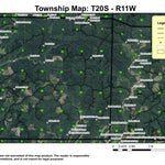 Buzzards Butte T20S R11W Township Map Preview 1