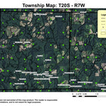 Oxbow Creek T20S R7W Township Map Preview 1