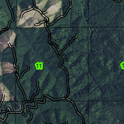 Oxbow Creek T20S R7W Township Map Preview 3