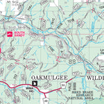 Talladega National Forest Visitor Map - Oakmulgee Ranger District Preview 3