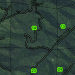 Holderman Mountain T23S R1W Township Map Preview 3
