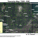 Mount Bailey 28S R5E Township Map Preview 1