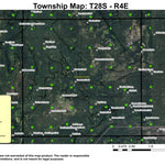 Skookum Prairie Lookout T28S R4E Township Map Preview 1