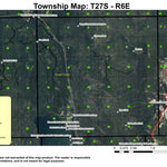 Thielsen Creek Trail T27S R6E Township Map Preview 1