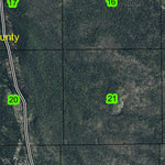 Thielsen Creek Trail T27S R6E Township Map Preview 2