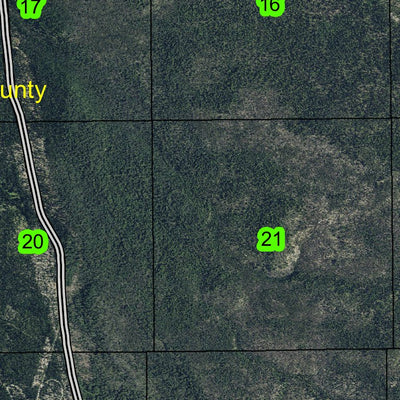 Thielsen Creek Trail T27S R6E Township Map Preview 2