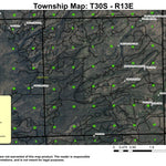 Alder Spring Ridge T30S R13E Township Map Preview 1