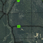 Antelope Mountain T28S R12E West Township Map Preview 2