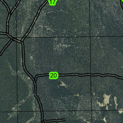 Antelope Mountain T28S R12E West Township Map Preview 2