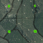 Antelope Mountain T28S R12E West Township Map Preview 3