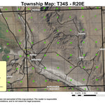Big Basin T34S R20E Township Map Preview 1