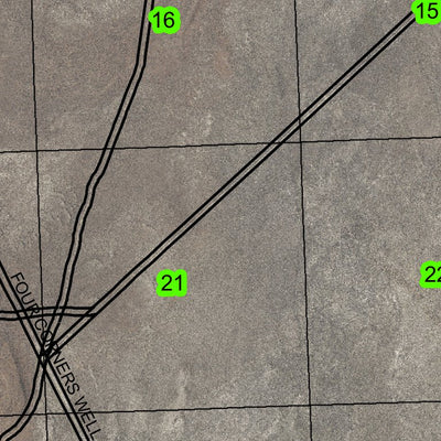 Akali Valley T28S R23E Township Map Preview 2