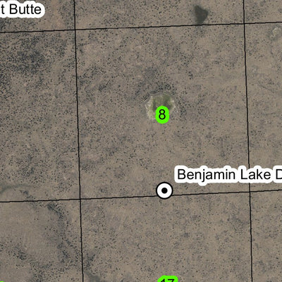 Benjamin Lake T24S R20E Township Map Preview 3
