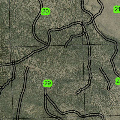 Aspen Butte T23S R16E North Township Map Preview 3