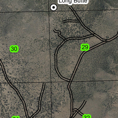 Aspen Butte T23S R16E Township Map Preview 3