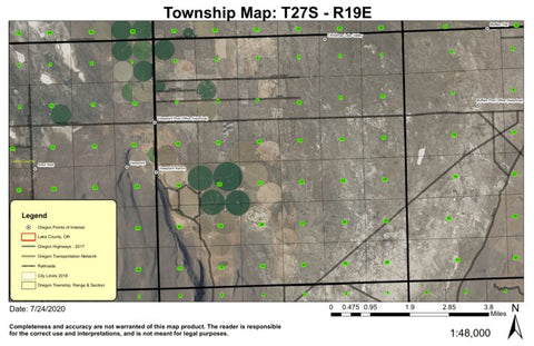 Christmas Lake Valley T27S R19E Township Map Preview 1