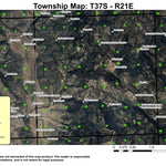 Cove Creek T37S R21E Township Map Preview 1