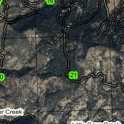 Cove Creek T37S R21E Township Map Preview 2