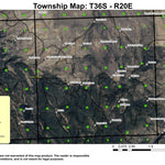 Coyote Flat T36S R20E Township Map Preview 1
