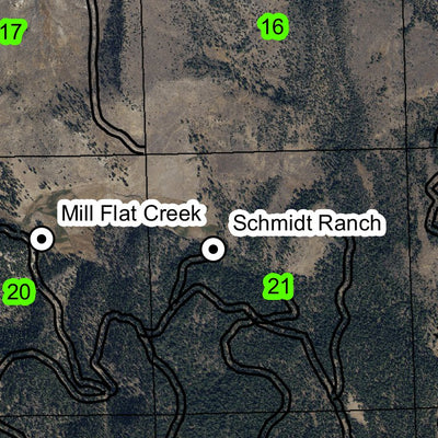 Coyote Flat T36S R20E Township Map Preview 2