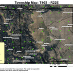 Big Valley T40S R22E Township Map Preview 1