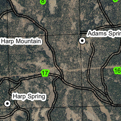 Brushy Mountain T41S R16E Township Map Preview 2