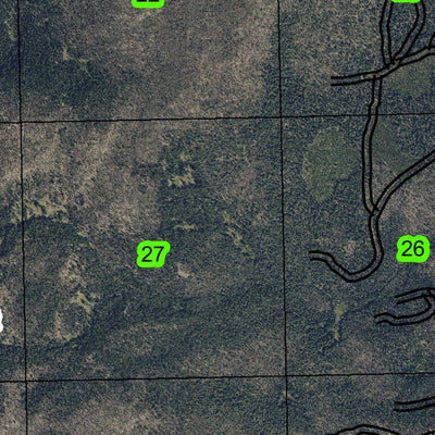 Blue Buck Spring T30S R12E Township Map Preview 3