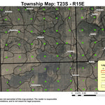 Buzzard Rock T23S R15E South Township Map Preview 1