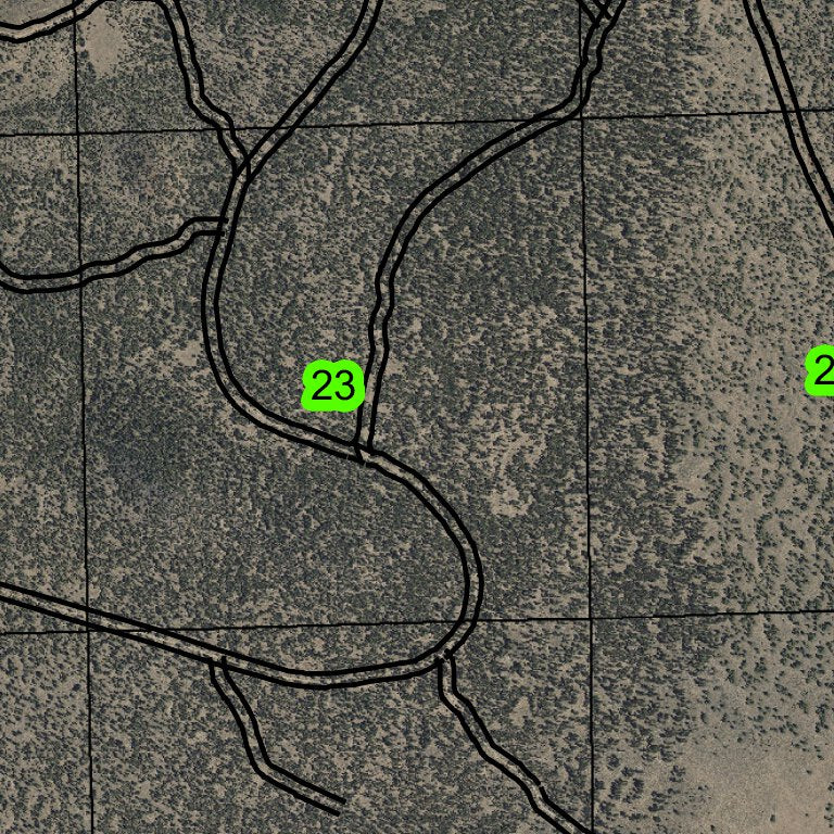 Buzzard Rock T23S R15E South Township Map by Super See Services ...