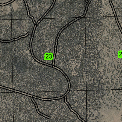 Buzzard Rock T23S R15E South Township Map Preview 3