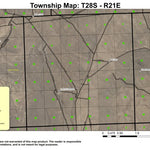 Brim Well T28S R21E Township Map Preview 1