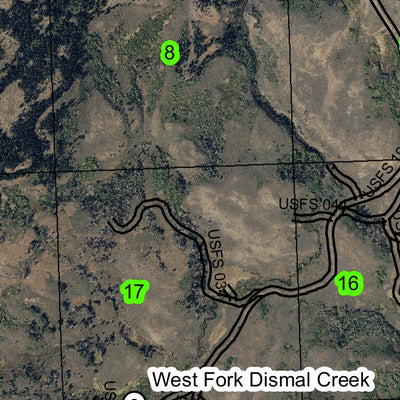 Bald Hills T41S R22E Township Map Preview 2