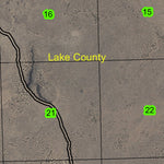 Fort Rock Valley T26S R17E Township Map Preview 2