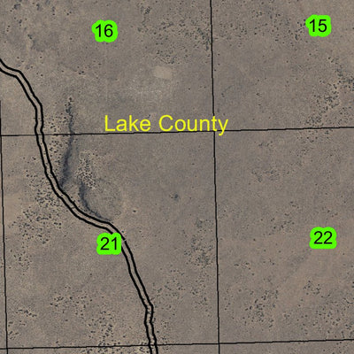 Fort Rock Valley T26S R17E Township Map Preview 2