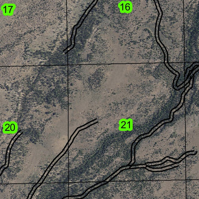 Bridge Creek Draw T29S R13E Township Map Preview 2