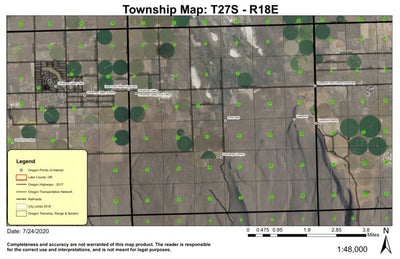 ChristmasT27S R18E Township Map Preview 1