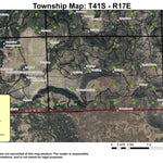 Castle Rock T41S R17E Township Map Preview 1