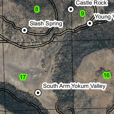 Castle Rock T41S R17E Township Map Preview 2