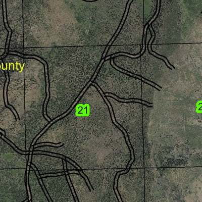Dead Indian Mountain T30S R16E Township Map Preview 2