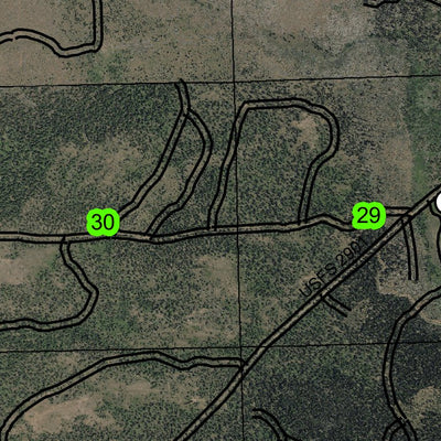 Dead Indian Mountain T30S R16E Township Map Preview 3
