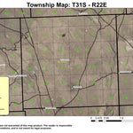 Jug Mountain T31S R22E Township Map Preview 1