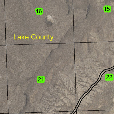 Burma Rim T28S R20E Township Map Preview 2