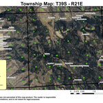 Camas Prairie T39S R21E Township Map Preview 1