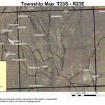 Commodore Ridge T33S R23E Township Map Preview 1