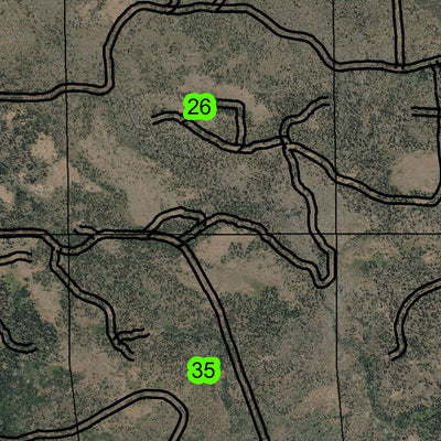 Foster Lake T30S R15E Township Map Preview 3