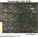 Chocktoot Spring T32S R15E Township Map Preview 1