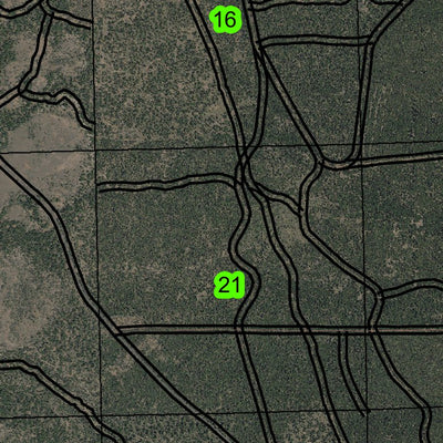 Chocktoot Spring T32S R15E Township Map Preview 2