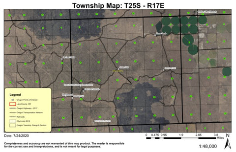 Green Mountain T22S R17E North Township Map Preview 1