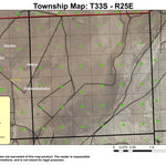 Dudeck Ridge T33S R25E Township Map Preview 1
