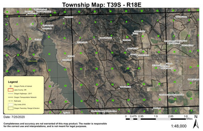 Booth State Park T39S R18E Township Map Preview 1
